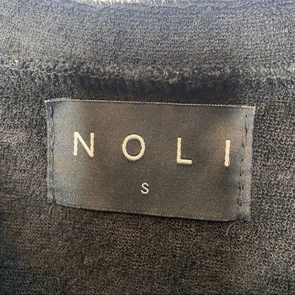 Noli Celestial Crew Neck Sweatshirt Black & Silver - Picture 6 of 6